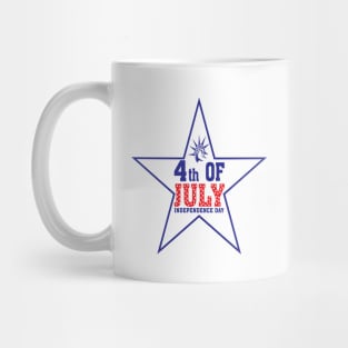 4th of July Star Mug